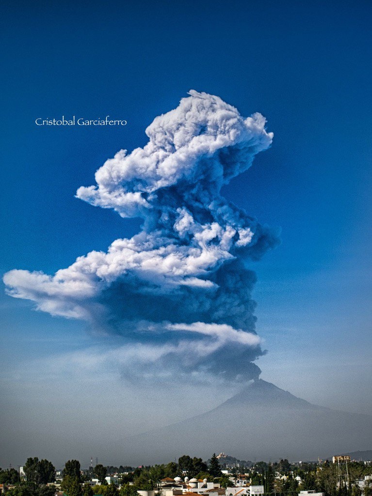 19 volcanic eruptions last week – We are within a serious period of volcanic unrest Popocatepetl-eruption