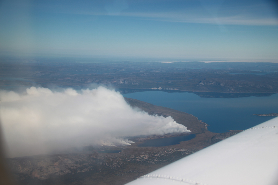 Two extremely rare wildfires are burning in Greenland Wildfires-greenland-august-2017-4