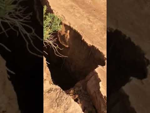 Our Earth splits in two as giant fissure appears in the desert of Saudi Arabia Deep-crack-saudi-arabia