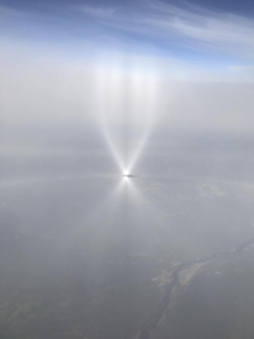 Extremely rare antisolar arc forms like a portal in the sky over Oslo in Norway Antisolar-arcs