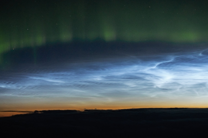 Strange and mysterious sky phenomena Nlc-with-aurora-1