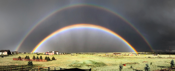 Strange and mysterious sky phenomena Twinned-rainbow-1