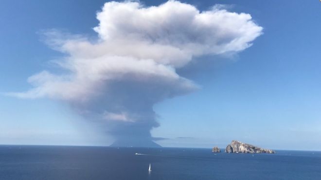 Stromboli volcano has violently erupted, killing a tourist in Italy. Stromboli-volcanic-eruption-kills-tourist-in-Italy-july-2019