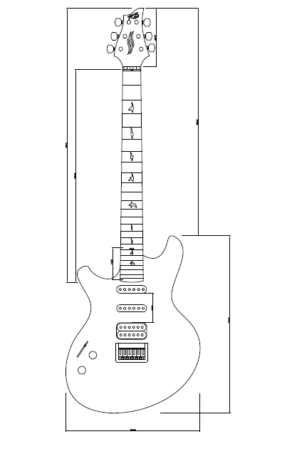 Fabrication d'une guitare Electrique : Terminée le 26/12/2014 Plan