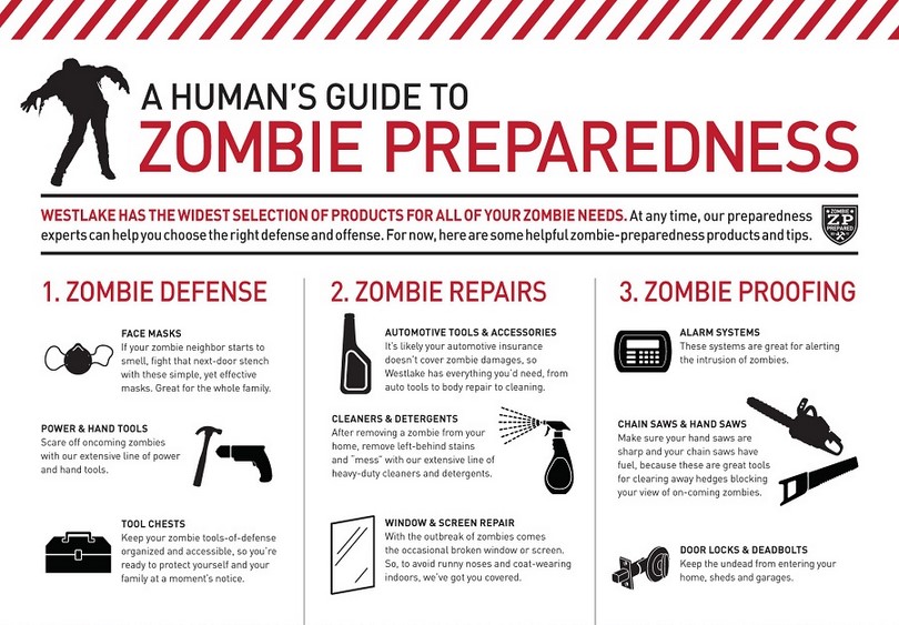 A message from our partner: How to protect yourself Zombie-flyer