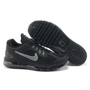 Billiga Air Max 2013 Skor Svart Grå Män Outlet Online