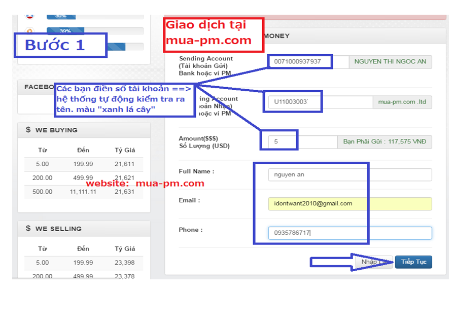 Hướng dẫn mua bán pm - perfect money (tháng 5- 2017) A1
