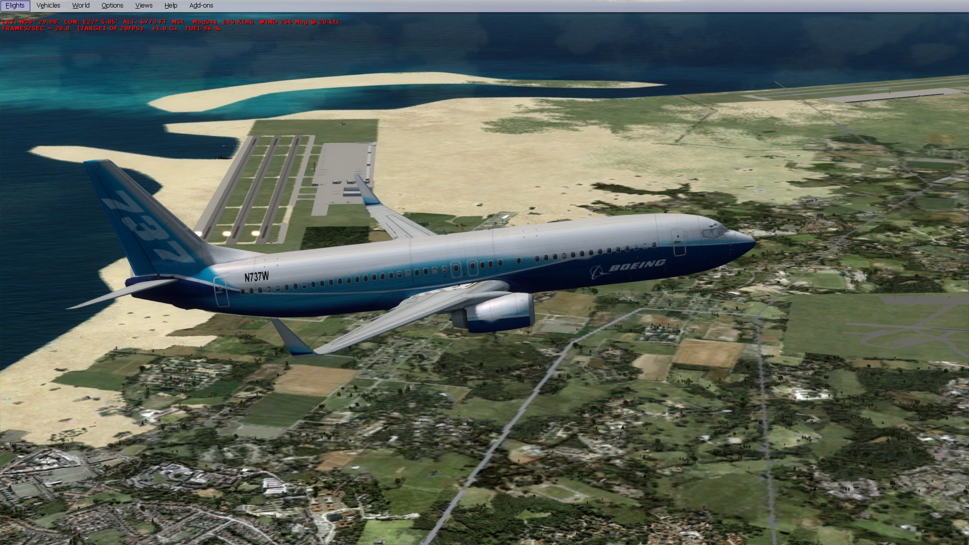 Prepar3D v1.4 - FSX Default Boeing 737-800 Prepar3d14a