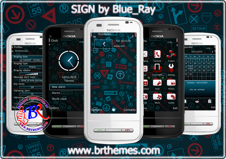 SIGN Symbian^3 Themes for Nokia N8 Nokia C7 Nokia C6 01 and Nokia E7