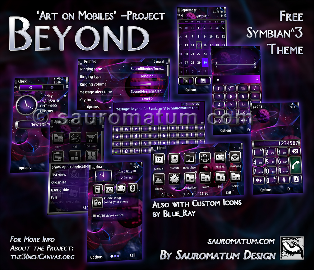 beyond S^3 Symbian^3 Themes for Nokia N8 Nokia C7 Nokia C6 01 and Nokia E7