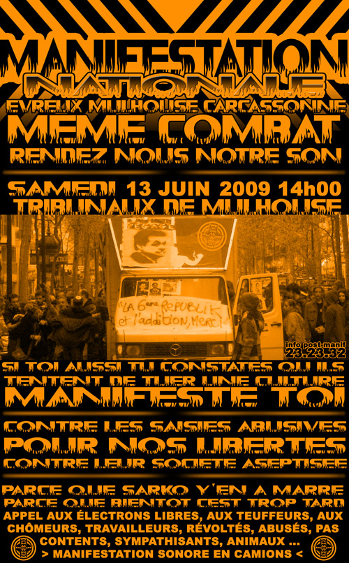 RENDEZ NOUS NOTRE SON >> manifestive 13/06/09 FLYER_Mulhouse