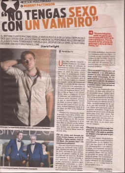 Scans: Robert Pattinson en periodico Argentino AawsXVHV