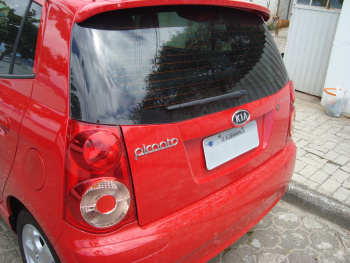 Detalhe exterior Kia Picanto Vermelho Acz2JJV8