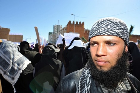سلفيو المغرب يدعمون الإسلاميين ويستعدون لتأسيس حزب سياسي Salafistsnew4567_247608511