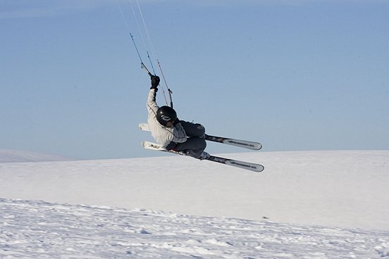 Week End Snowkite en Auvergne fin Février 2009 0101