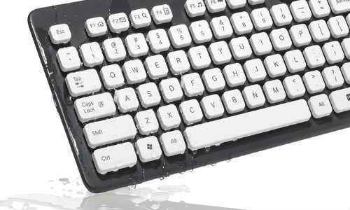 தண்ணீரில் சுத்தம் செய்ய லாஜிடெக் வாஷபில் கீபோர்டு! Keyboard-water-500