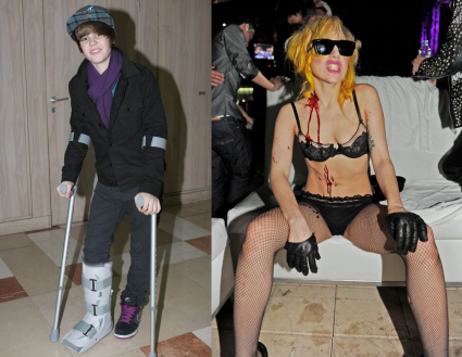 Lady GaGa y Justin Bieber ausentes en los premios MTV Europe Music Awards  Justin-Bieber-vs-Lady-GaGa-425x329