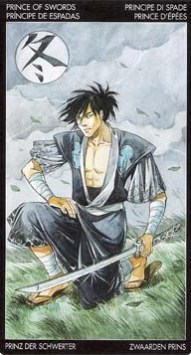 Таро Манга (Manga Tarot). Галерея и описание карт. 46_Minor_Swords_Page1