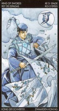 Таро Манга (Manga Tarot). Галерея и описание карт. - Страница 2 48_Minor_Swords_Queen1