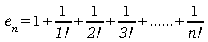 Exercices: Approximations numériques de e, Pi, Sqrt(2) E1