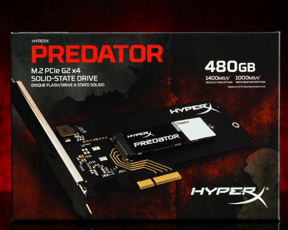 Kingston HyperX Predator PCIe SSD: Με ταχύτητες 1.000MB/s και 1.400MB/s Kingston-HyperX-Predator-480GB-Packaging-Front