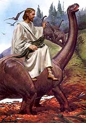 Did you know the Dinosaurs never went extinct? Not even a little bit.  - Page 2 Jesus_dinosaur