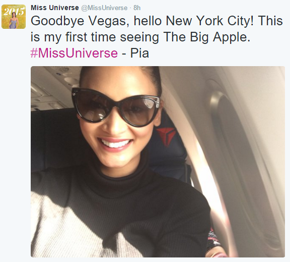 The beautiful and lovely : MISS  UNIVERSO 2015-2016  - Página 2 Pia-miss-universe-twitter