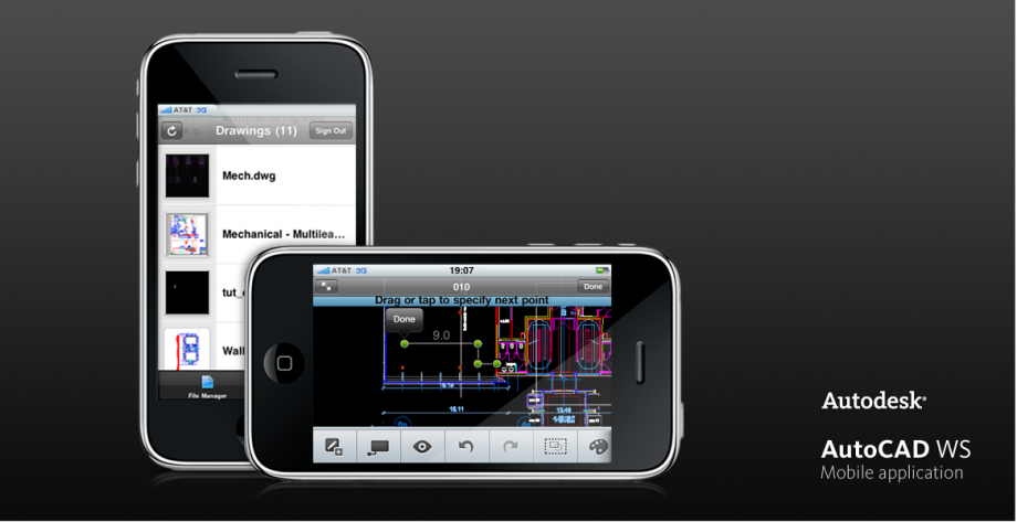 AutoCAD para iPhone y para iPad gratis AutoCAD-WS-920x473