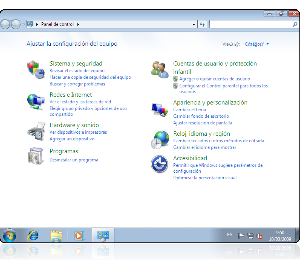Cómo eliminar algunas opciones del Panel de Control de Windows Panel-de-control-de-Windows-7