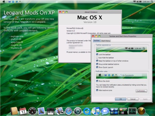 Trasformare Windows XP in un mac Os-1