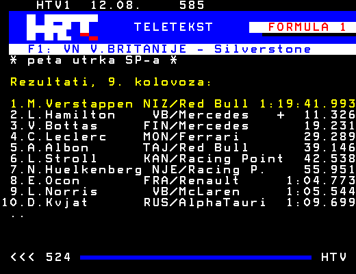 Formula 1 - svjetsko prvenstvo  585-01