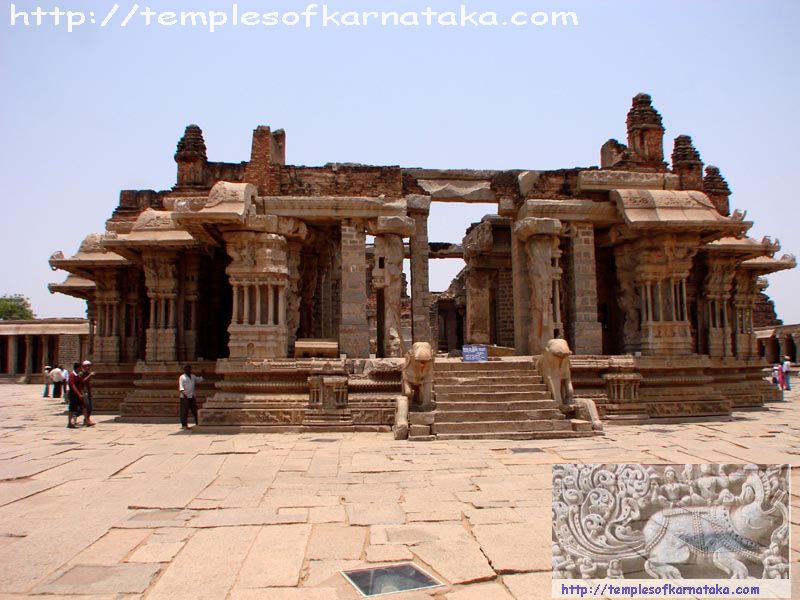 H-M synthesis: Portion of Sankaracharya temple in Kashmir was built by Mughal Emperor Shah Jahan Hampi-vittala