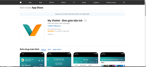 Hướng dẫn bạn cách tra cứu cước Viettel dễ dàng Ios