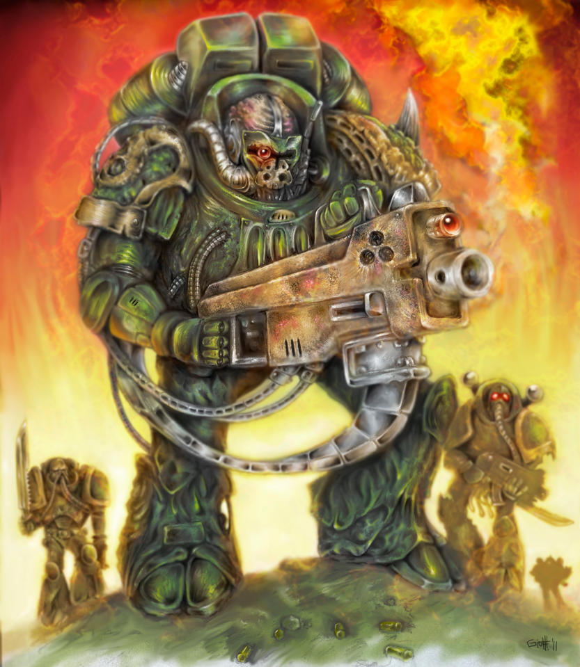 [W40K] Collection d'images : Space Marines du Chaos Nurgle_by_giohmaddox-d3as3xw