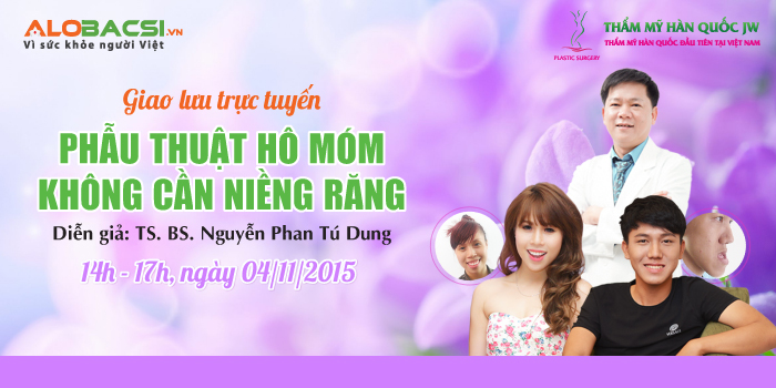 Giao lưu trực tuyến cùng chuyên gia thẩm mỹ BS. Nguyễn Phan Tú Dung về "Phẫu thuật hô móm không cần niềng răng" hiện nay Banner-bai-viet-01