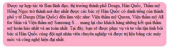 Cơ hội phẫu thuật thẩm mỹ an toàn, chất lượng cùng chuyên gia Hàn Quốc HONGNGOCHOSPITAL Co-hoi-lam-dep-an-toan