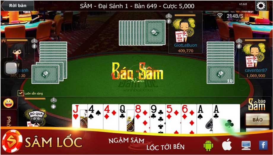 Hướng dẫn cách chơi game sâm lốc đơn giản Sam-Loc-Sanh-Bai