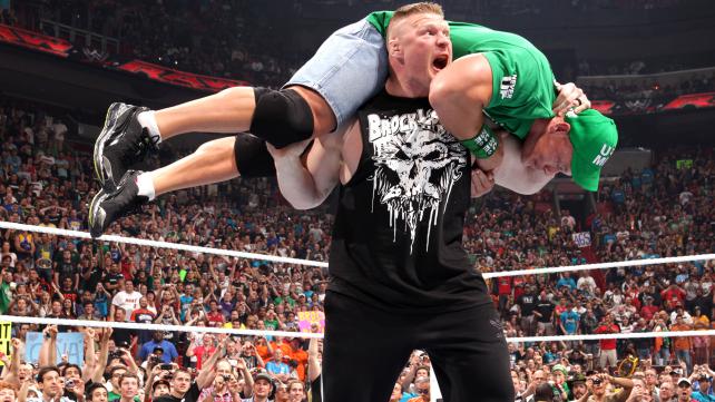 Brock Lesnar v/s John Cena BrockF5