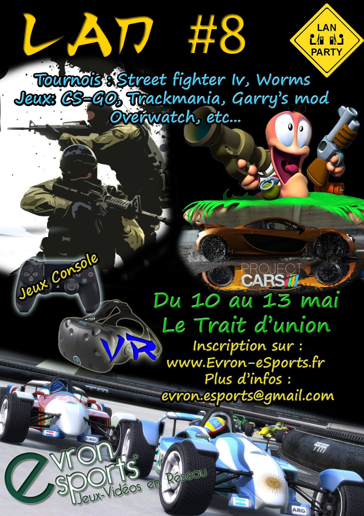 Evron eSports LAN #8 [du 9 Mai au 13 Mai 2018] Affiche_Lan_8_V3__2018