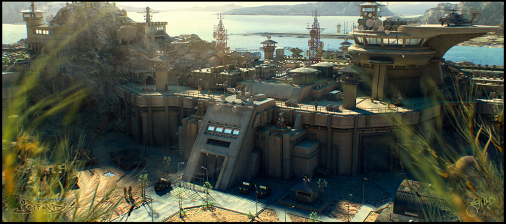 Weyland Yutani "Rebirth" Industries (Island Facility) Military_base