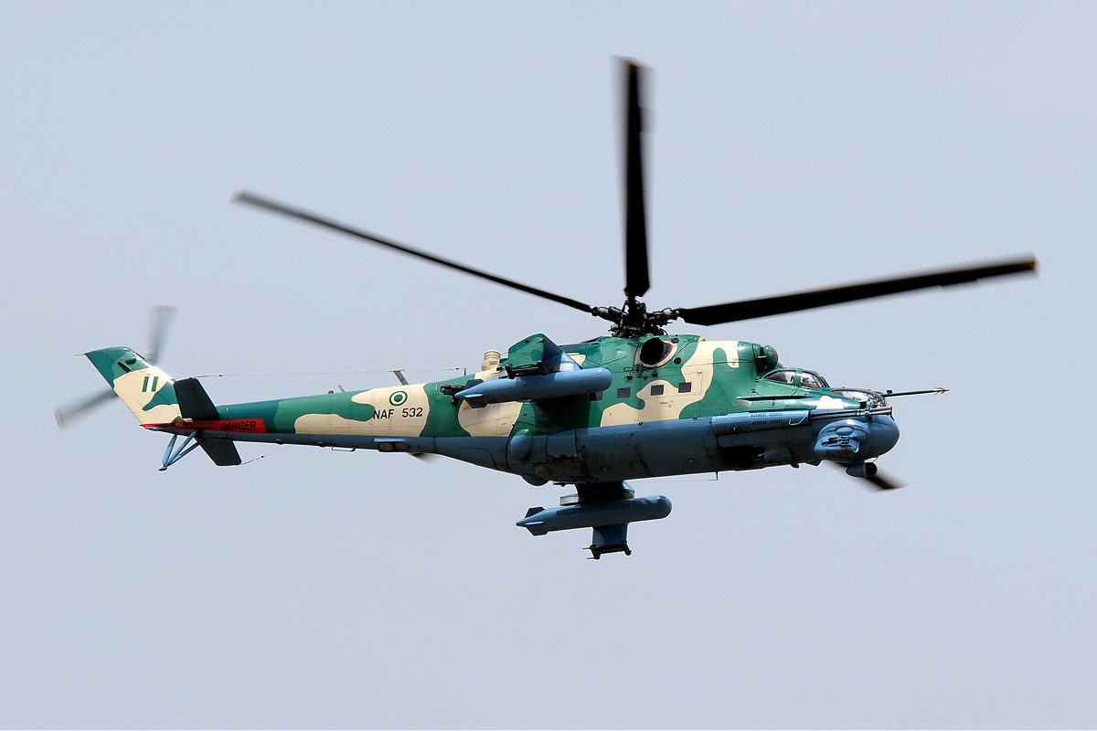 تحطم مروحية عسكرية في نيجيريا Nigerian_Air_Force_Mil_Mi-35P_Iwelumo-1