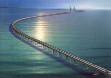 صور قنطرة بنزرت وفي المستقبل جسربالرمو بنزرت Donghai-bridge