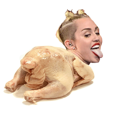 El post de los gifs (¡Prohibido escribir!) Miley-twerk-chicken