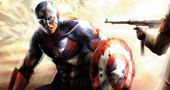 -Los mejores artes de superhroes- Captain-america-by-agnakamura