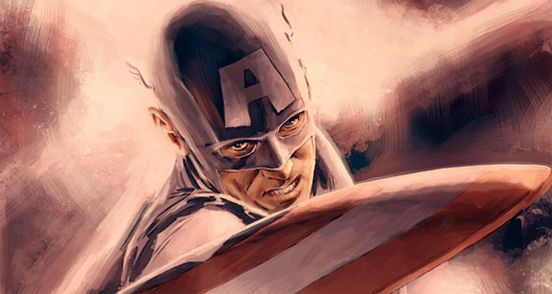 -Los mejores artes de superhroes- Captain-america-by-mbreitweiser-s