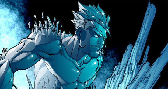-Los mejores artes de superhroes- Iceman-by-angelt1
