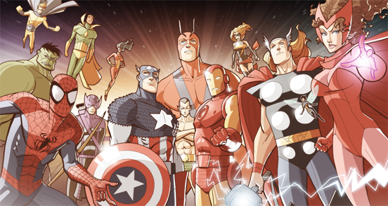-Los mejores artes de superhroes- Marvel-heroes-by-marciotakara