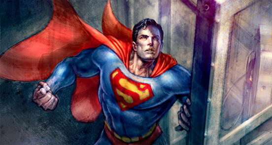 -Los mejores artes de superhroes- Superman-by-andyparkart