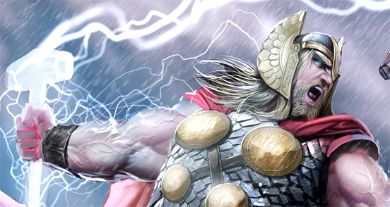 -Los mejores artes de superhroes- Thor-by-nebezial