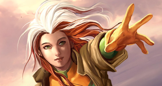 -Los mejores artes de superhroes- X-men-rogue-by-summerset